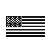 Icône du drapeau américain (fabriqué aux États-Unis)
