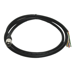 Câble GPIO avec connecteur circulaire HR25 Hirose à 8 broches