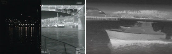 Les caméras thermiques maritimes FLIR permettent aux navires de sécurité publique d'intervenir de nuit et par mauvais temps